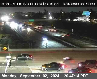 SB 805 at El Cajon Blvd (On Ramp)