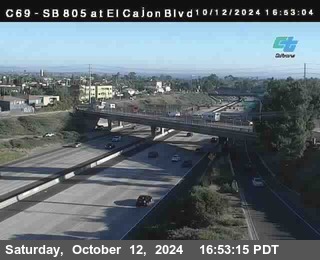 SB 805 at El Cajon Blvd (On Ramp)