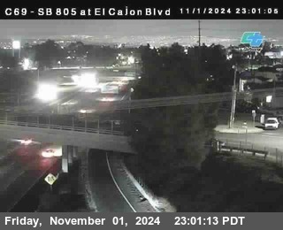 SB 805 at El Cajon Blvd (On Ramp)