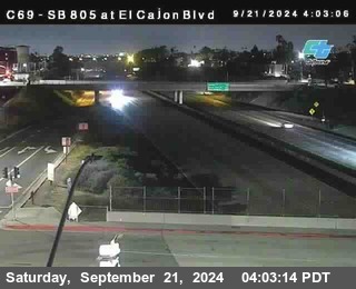 SB 805 at El Cajon Blvd (On Ramp)