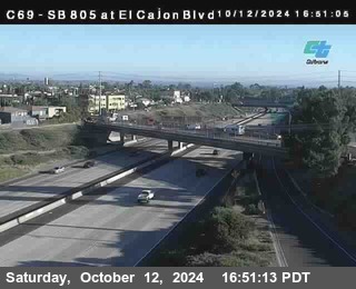 SB 805 at El Cajon Blvd (On Ramp)