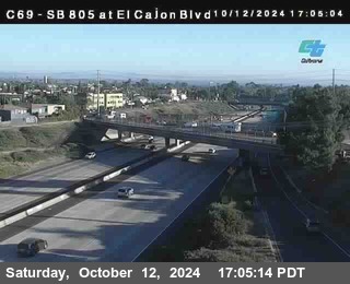 SB 805 at El Cajon Blvd (On Ramp)