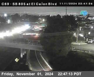 SB 805 at El Cajon Blvd (On Ramp)