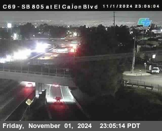 SB 805 at El Cajon Blvd (On Ramp)