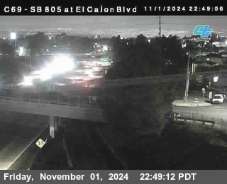 SB 805 at El Cajon Blvd (On Ramp)