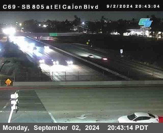 SB 805 at El Cajon Blvd (On Ramp)