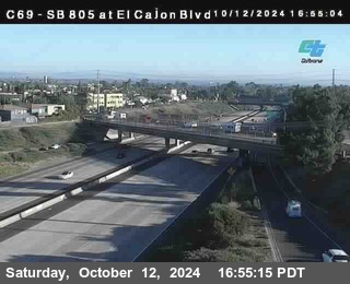 SB 805 at El Cajon Blvd (On Ramp)