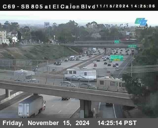 SB 805 at El Cajon Blvd (On Ramp)