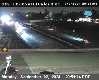 SB 805 at El Cajon Blvd (On Ramp)