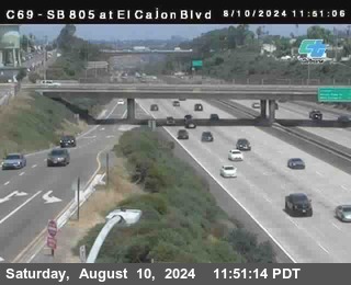 SB 805 at El Cajon Blvd (On Ramp)