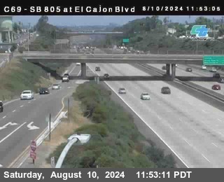 SB 805 at El Cajon Blvd (On Ramp)