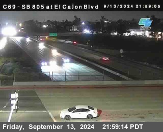 SB 805 at El Cajon Blvd (On Ramp)