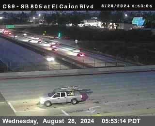 SB 805 at El Cajon Blvd (On Ramp)