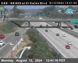 SB 805 at El Cajon Blvd (On Ramp)