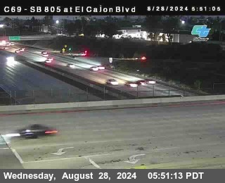 SB 805 at El Cajon Blvd (On Ramp)