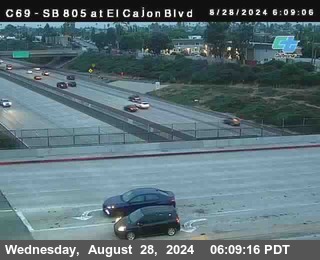 SB 805 at El Cajon Blvd (On Ramp)