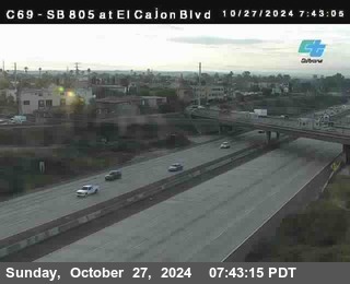 SB 805 at El Cajon Blvd (On Ramp)