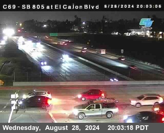 SB 805 at El Cajon Blvd (On Ramp)