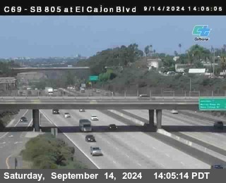 SB 805 at El Cajon Blvd (On Ramp)