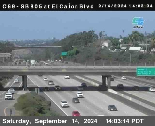 SB 805 at El Cajon Blvd (On Ramp)