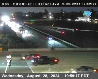 SB 805 at El Cajon Blvd (On Ramp)