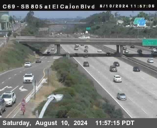 SB 805 at El Cajon Blvd (On Ramp)