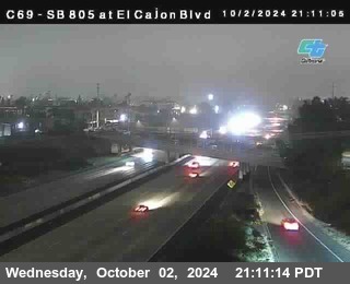 SB 805 at El Cajon Blvd (On Ramp)