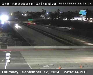 SB 805 at El Cajon Blvd (On Ramp)