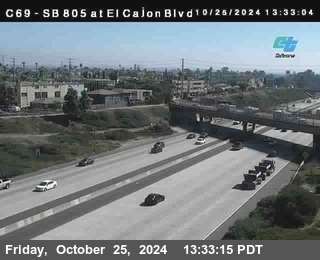 SB 805 at El Cajon Blvd (On Ramp)