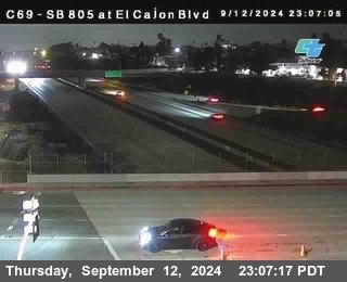 SB 805 at El Cajon Blvd (On Ramp)