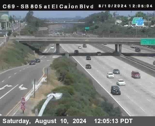 SB 805 at El Cajon Blvd (On Ramp)