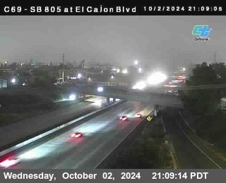 SB 805 at El Cajon Blvd (On Ramp)