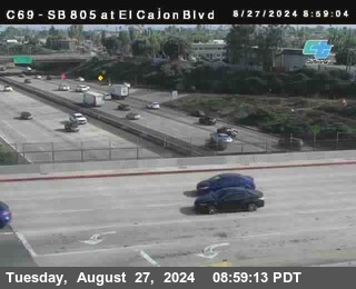 SB 805 at El Cajon Blvd (On Ramp)