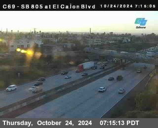 SB 805 at El Cajon Blvd (On Ramp)