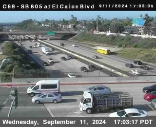 SB 805 at El Cajon Blvd (On Ramp)