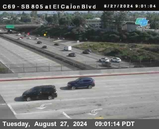 SB 805 at El Cajon Blvd (On Ramp)