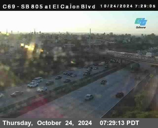 SB 805 at El Cajon Blvd (On Ramp)