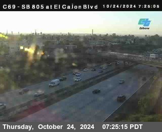 SB 805 at El Cajon Blvd (On Ramp)