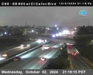 SB 805 at El Cajon Blvd (On Ramp)