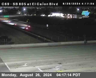 SB 805 at El Cajon Blvd (On Ramp)