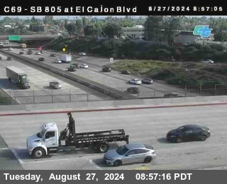 SB 805 at El Cajon Blvd (On Ramp)