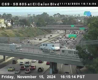 SB 805 at El Cajon Blvd (On Ramp)