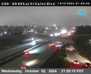 SB 805 at El Cajon Blvd (On Ramp)