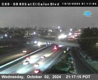 SB 805 at El Cajon Blvd (On Ramp)