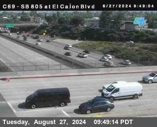 SB 805 at El Cajon Blvd (On Ramp)