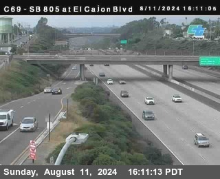 SB 805 at El Cajon Blvd (On Ramp)