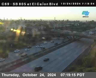 SB 805 at El Cajon Blvd (On Ramp)