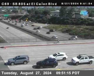 SB 805 at El Cajon Blvd (On Ramp)