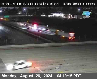 SB 805 at El Cajon Blvd (On Ramp)