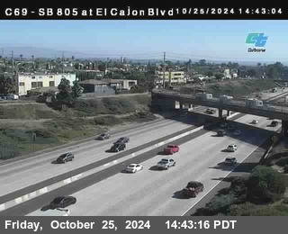 SB 805 at El Cajon Blvd (On Ramp)